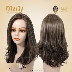 Ella H-DWY Mono Lace Free
Part Shoulder Length Curly Ends Glueless...